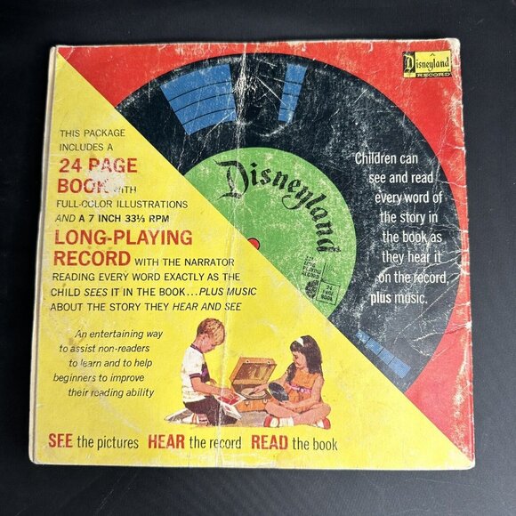 1971 Walt Disney 20,000 Leagues Under the Sea Book Jules Verne Book only NO RECO - Picture 10 of 13